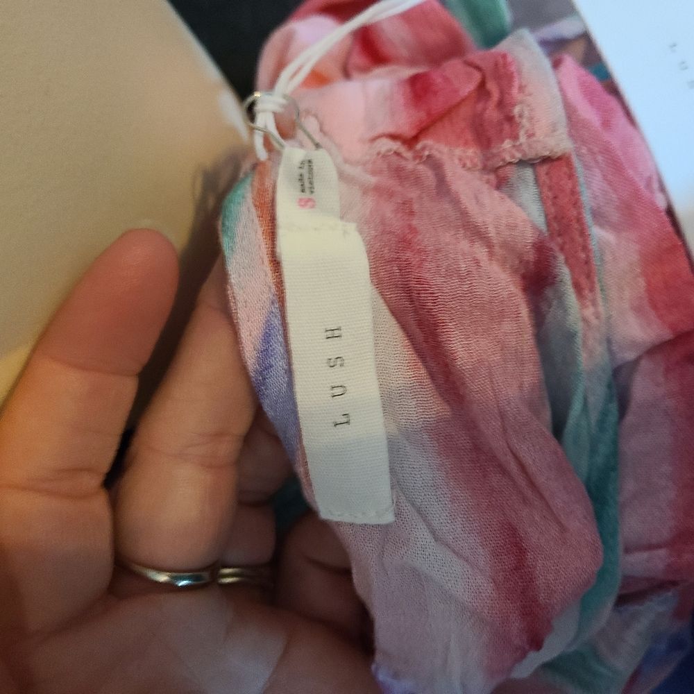 Lush Multi Color Dress Size Small - Picture 5 of 5